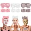 9 Pcs Of Reusable Spa Headbands, Wrist Washbands, and Face Wash Set