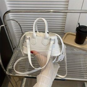 Cute Purse Mini Crossbody Bags For Women Top Handle Clutch Handbag (Option: White)