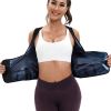 Womens Sauna Sweat Suit Weight Loss Waist Trainer Shirt