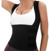 Womens Sauna Sweat Suit Weight Loss Waist Trainer Shirt