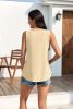 Womens Fashion Tank Tops Crewneck Loose Fit Sleeveless Shirts
